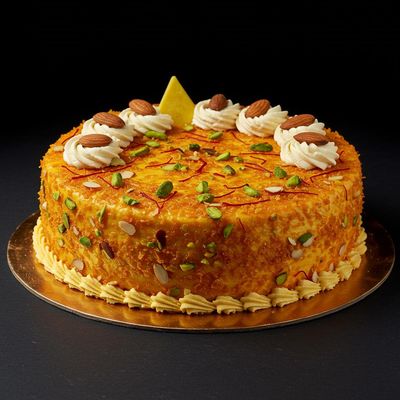Kesar Badam Cake